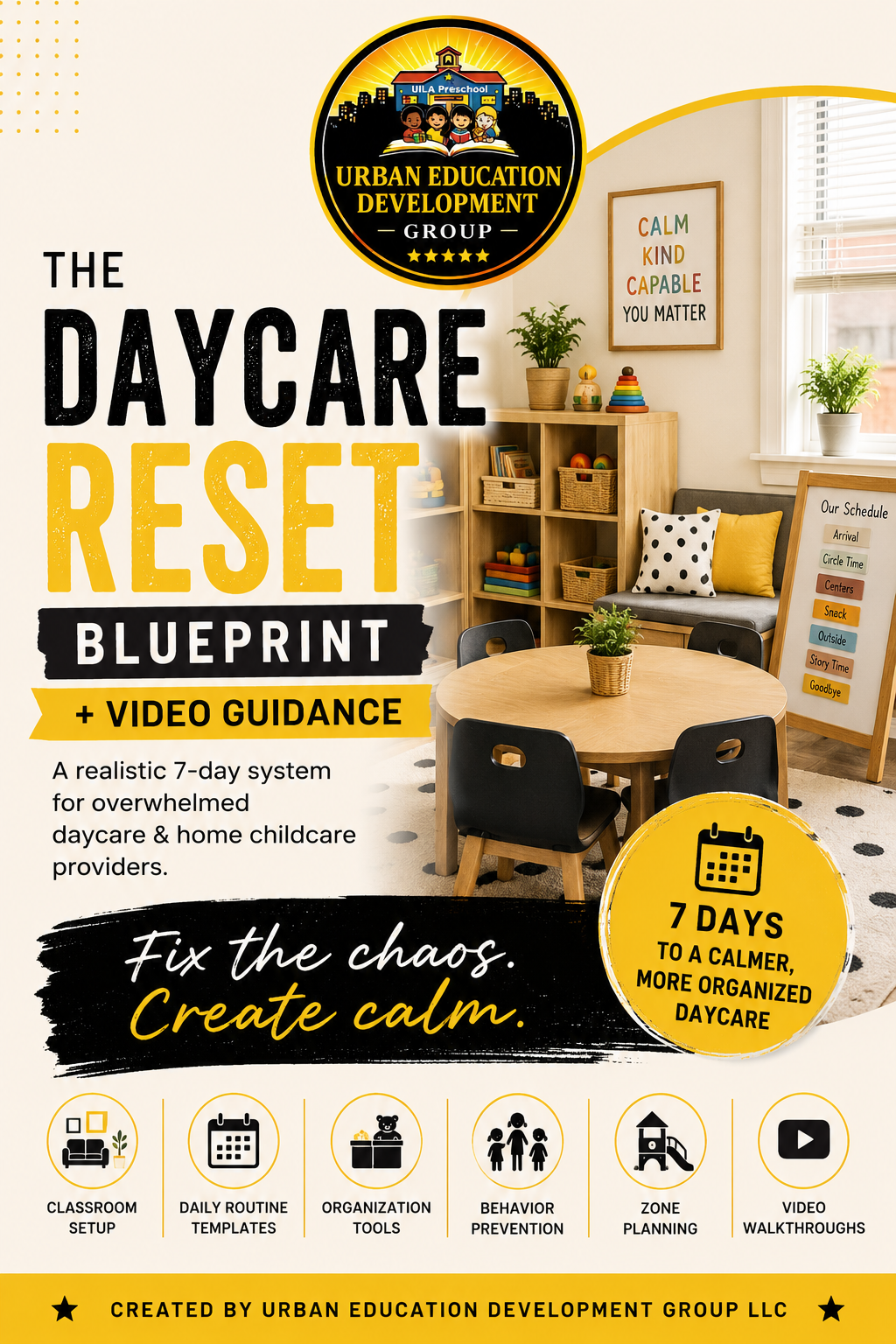 The Daycare Reset Blueprint & Video Guidance